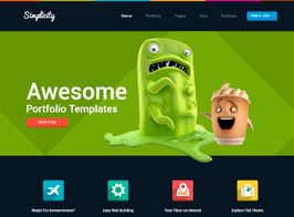 Simplicity – Creative Flat Retina Theme