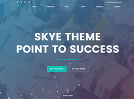 Skye – A Contemporary Theme for Creative Business