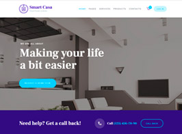 Smart Casa | Home Automation & Technologies WordPress Theme