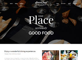 SmartFood – Restaurant, Cafe, Bistro WordPress Theme
