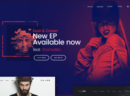 SoundRise – Artists, Producers and Record Labels WordPress Theme