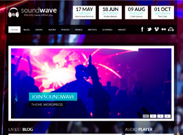 SoundWave – The Music Vibe WordPress Theme