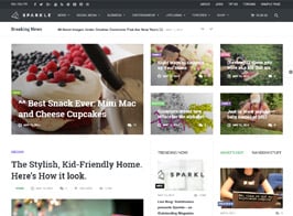 Sparkle – Outstanding Magazine theme for WordPress