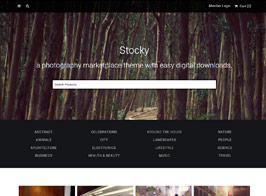 Stocky – A Stock Photography Marketplace Theme