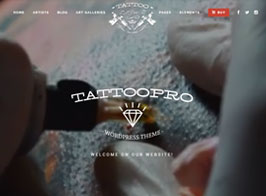 TattooPress – A WordPress Theme for Ink Artists