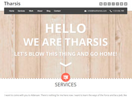 Tharsis – Responsive One Page Portfolio Theme