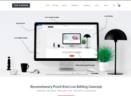 The Canvas – Multi-Purpose Live Editing Theme