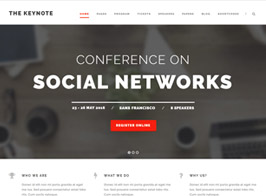The Keynote – Conference / Event WordPress