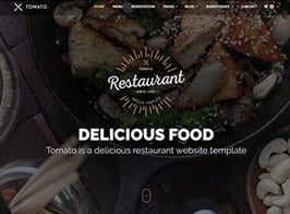 Tomato Restaurant, Cafe, Espresso WordPress Theme