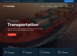 Translogic | Logistics & Shipment Transportation WordPress Theme