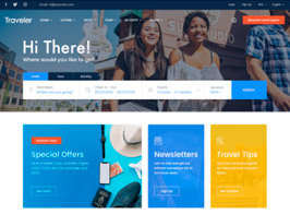 Traveler – Travel Booking WordPress Theme