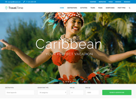 Travel Time – Tour and Hotel WordPress Theme