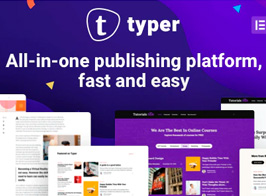 Typer – Amazing Blog and Multi Author Publishing Theme
