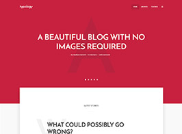 Typology – Minimalist Blog & Text Based Theme for WordPress