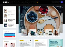Unich – Infinite Scroll WordPress Blogging Food Recipes Theme