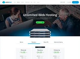 UnlimHost – Web Hosting & Internet Technology WordPress Theme
