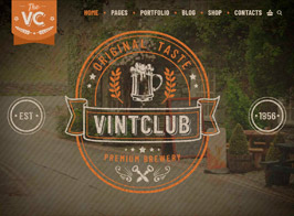 VintClub – A Pub and Whisky Bar WordPress Theme