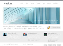 Vulcan – Minimalist Business WordPress Theme 4