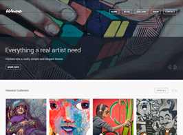Wave – WordPress Theme for Artists