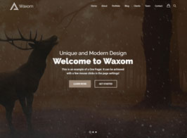Waxom – Clean & Universal WordPress Theme