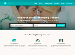 Wedding Vendor Directory & Listing WordPress Theme