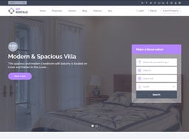 WP Rentals – Booking Accommodation WordPress Theme
