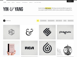 Yin & Yang Clean & Interactive WordPress Portfolio Theme