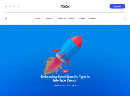 Yolox | Modern WordPress Blog Theme for Business & Startup