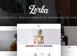 Zorka – Wonderful Fashion WooCommerce Theme