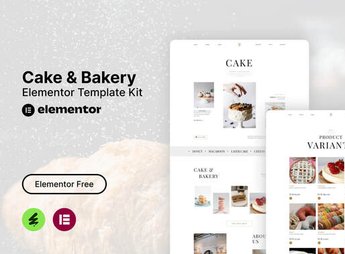 Tiffa – Cake & Bakery Elementor Template Kit