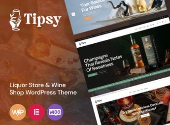 Tipsy – Liquor Store & Wine Shop WordPress Theme