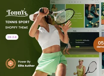 Tonnis – Tennis Sport Store Shopify 2.0 Theme
