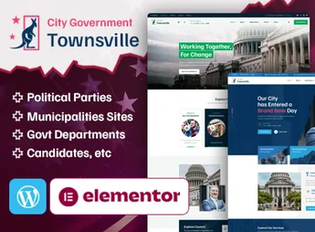 TownsVille – Political Party & Candidate WordPress Theme