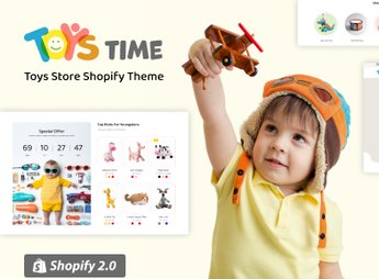 Toys Time – Kids Clothing, Toys Shopify Theme