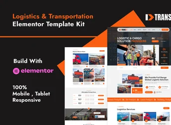 Transly – Logistics & Transportation Elementor Template Kit