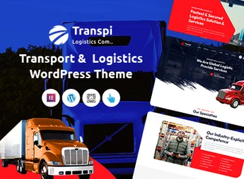 Transpi – Logistics and Transportation WordPress Theme