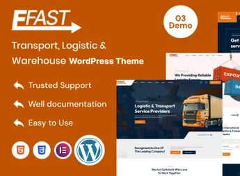 Efast – Transport, Logistic & Warehouse WordPress Theme