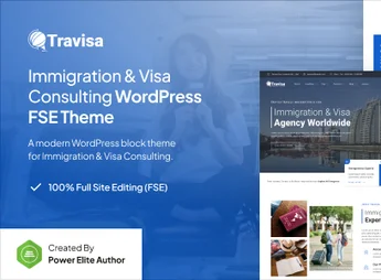 Travisa – Immigration & Visa Consulting FSE WordPress Theme