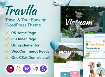 Travlla- Travel & Tour Booking Agency WordPress Theme
