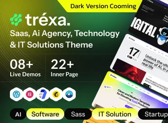 Trexa- Saas, Ai Agency, Technology & IT Solutions WordPress Theme