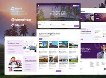 Tropica – Tour & Travel Agency Elementor Template Kit