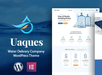 Uaques – Drinking Water Delivery WordPress Theme
