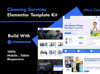 Ultraclean – Cleaning Services Elementor Template Kit