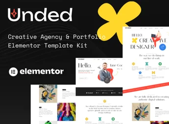 Unded – Creative Agency & Portfolio Elementor Template Kit