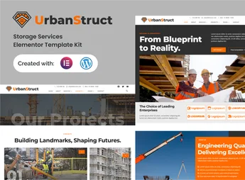 Urbastruct – Construction & Building Service Elementor Template Kit