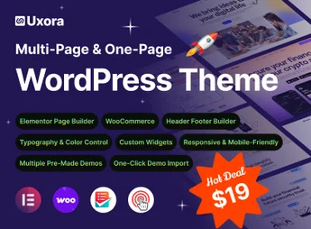 Uxora – Software, SaaS & Startup WordPress Theme