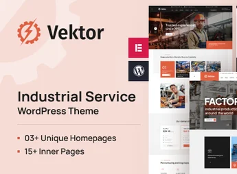 Vektor – Industrial Service WordPress Theme