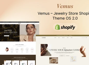 Vemus – Jewelry Store Shopify Theme OS 2.0