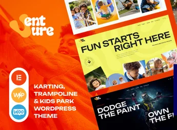 Venture – Karting, Trampoline & Kids Park WordPress Theme