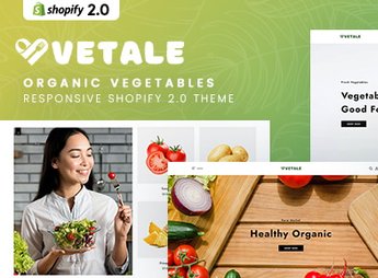 Vetale – Organic Vegetables Responsive Shopify 2.0 Theme